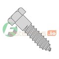 Newport Fasteners Lag Screw, 1/4 in, 3-1/2 in, Steel, Hot Dipped Galvanized Hex 300 PK 411191